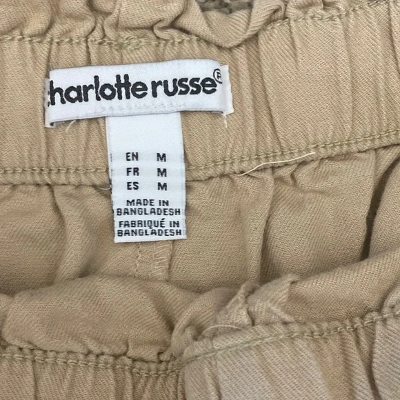 Charlotte Russe pair of two tan and light blue shorts - Picture 6 of 7